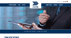 Desktop Screenshot of akmesoftware.com