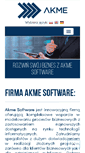Mobile Screenshot of akmesoftware.com